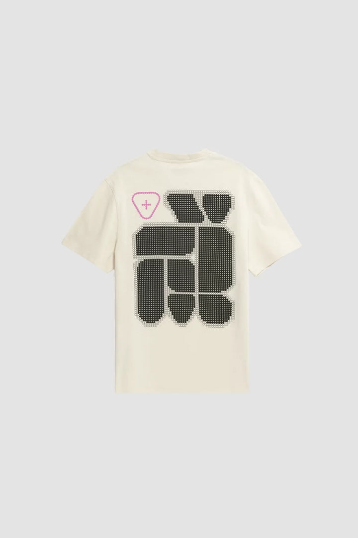 GERTRUDE - T-shirt Leongeo col rond Crème