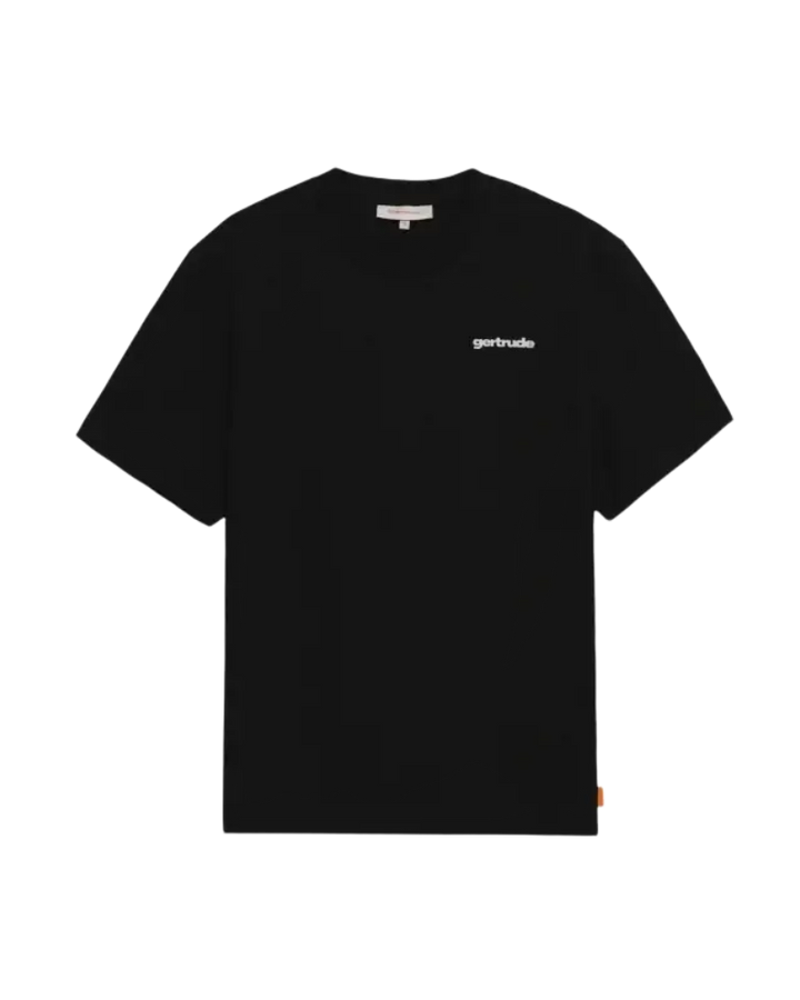 GERTRUDE - T-shirt Leonstripe en jersey aéré Noir