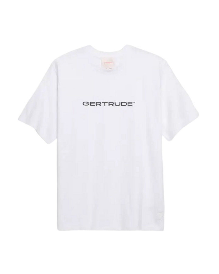 GERTRUDE - T-shirt Leon coupe droite Blanc