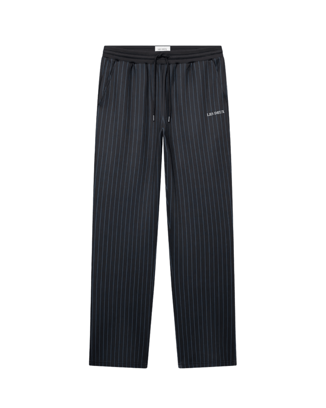 LES DEUX - Ballier Pinstripe Casual Pants Marine à rayures bleues - Lothaire
