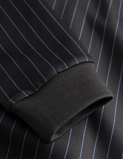 LES DEUX - Ballier Pinstripe Jacket Marine à rayures - Lothaire