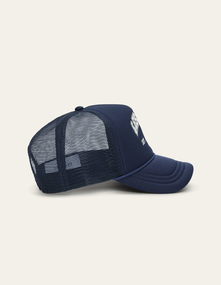 LES DEUX - Basketball Player Trucker Cap Bleu marine - Lothaire