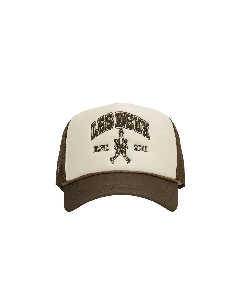 LES DEUX - Basketball Player Trucker Cap Ivoire et Marron - Lothaire
