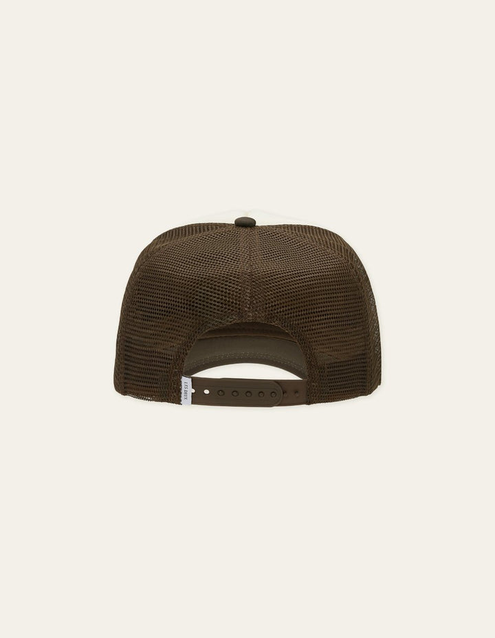 LES DEUX - Basketball Player Trucker Cap Ivoire et Marron - Lothaire