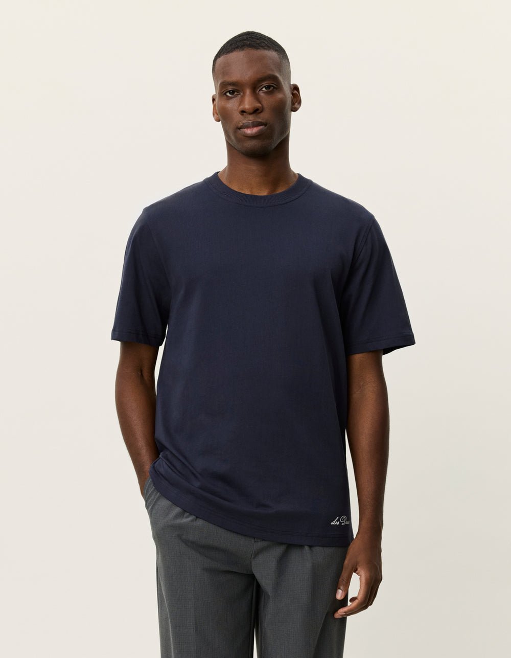 LES DEUX - Ben Artist T-Shirt Bleu marine foncé - Lothaire