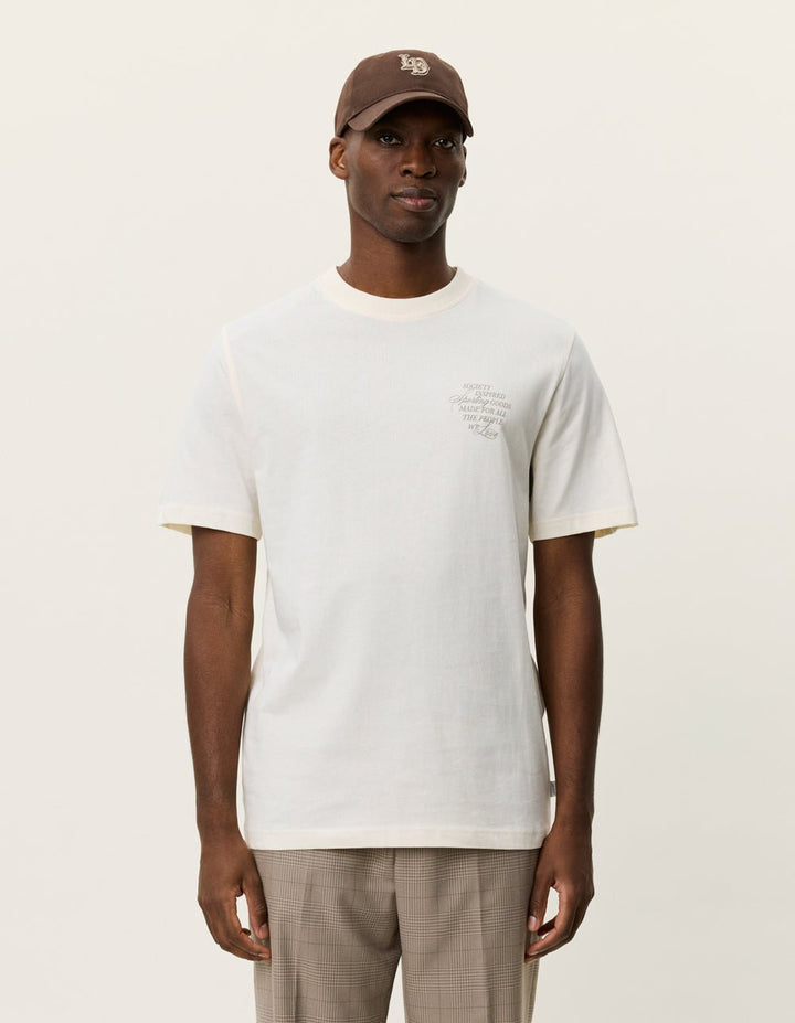 LES DEUX - Ben Faience T-Shirt Blanc crème - Lothaire