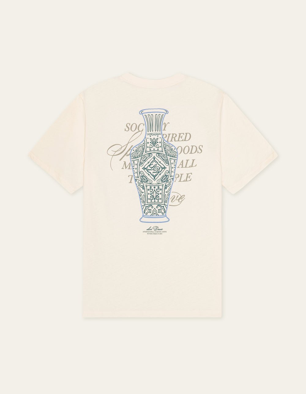 LES DEUX - Ben Faience T-Shirt Blanc crème - Lothaire