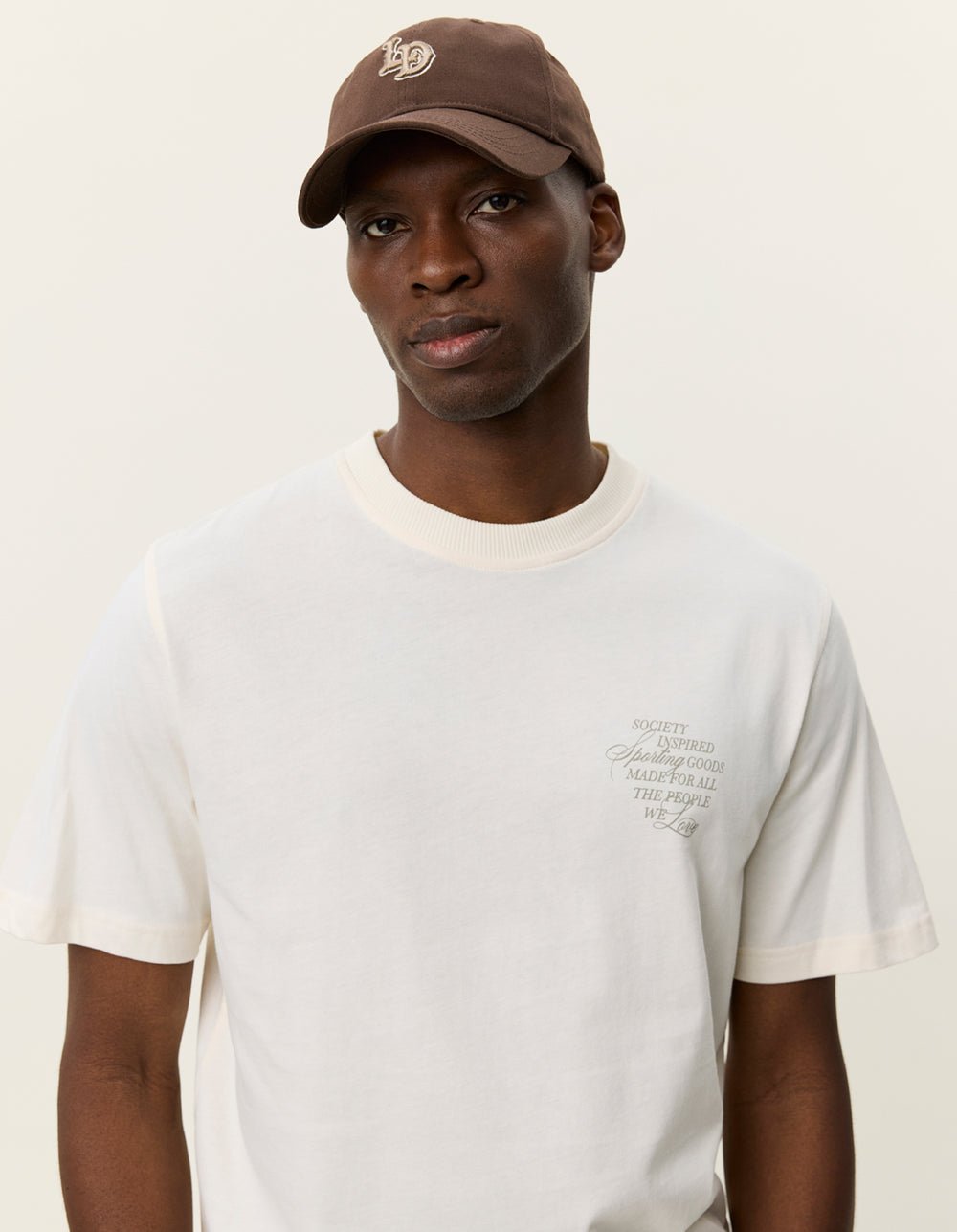 LES DEUX - Ben Faience T-Shirt Blanc crème - Lothaire