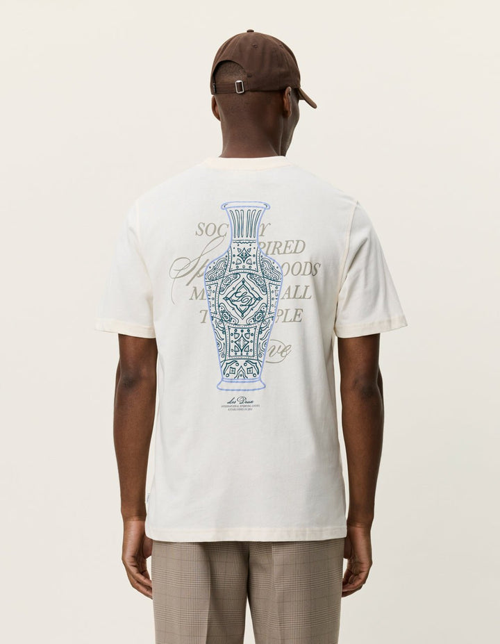LES DEUX - Ben Faience T-Shirt Blanc crème - Lothaire