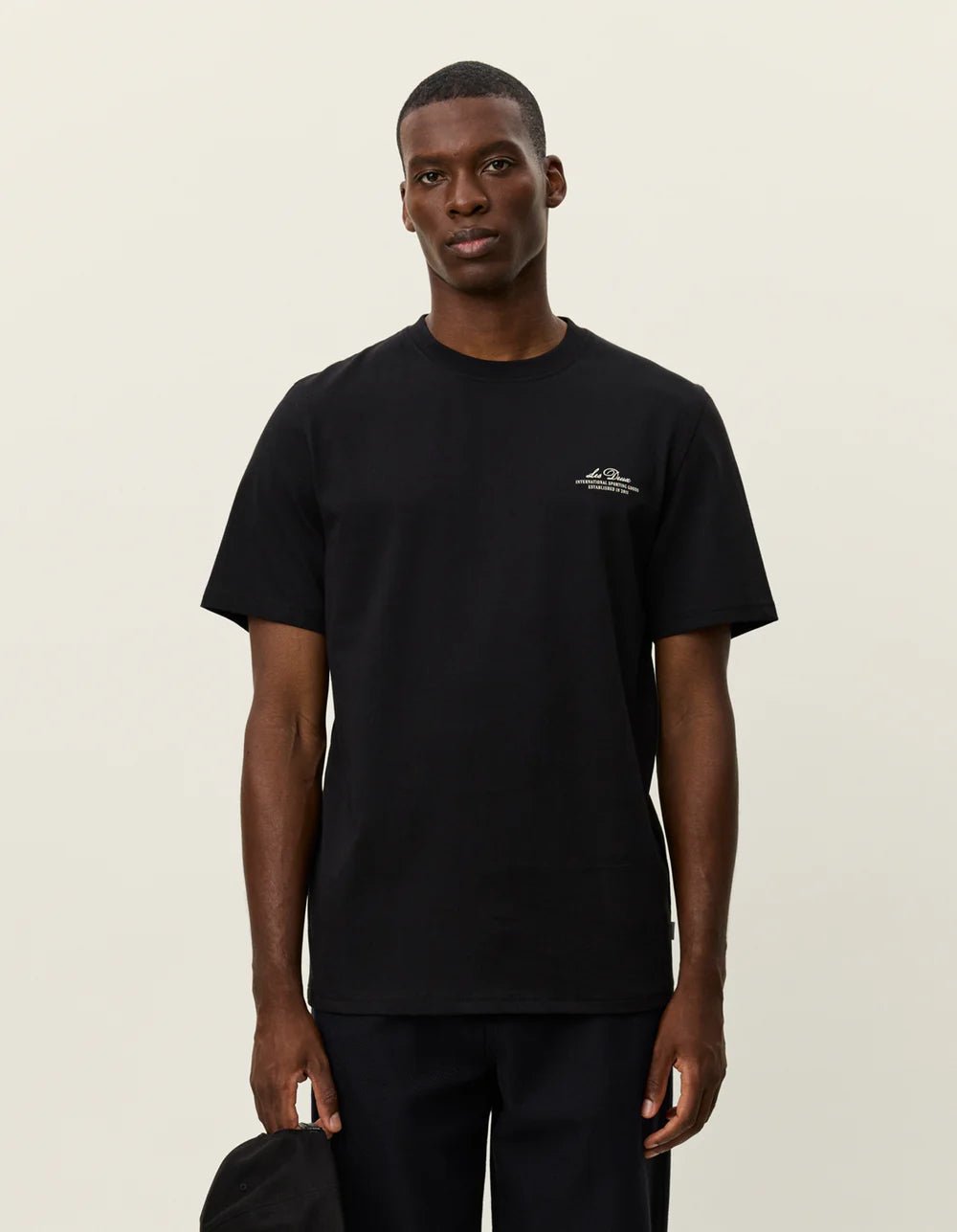 LES DEUX - Ben Globe T-Shirt Noir - Lothaire