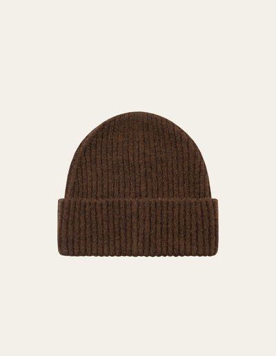 LES DEUX - Bonnets - Ty LD Logo Beanie Marron - Lothaire
