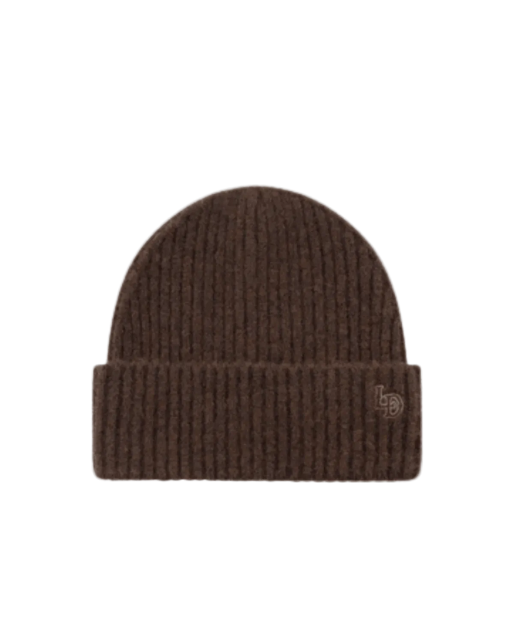 LES DEUX - Bonnets - Ty LD Logo Beanie Marron - Lothaire