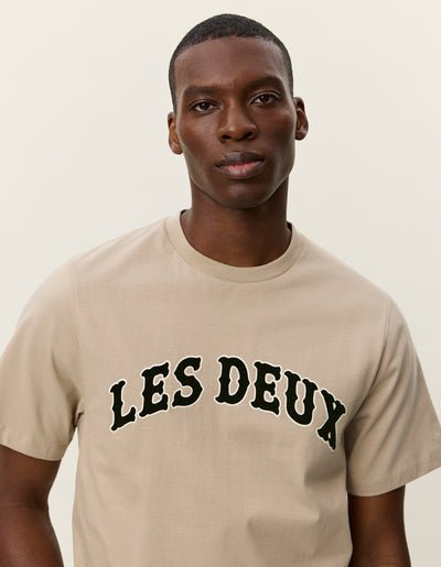 LES DEUX - Brady Western T-Shirt Beige clair - Lothaire