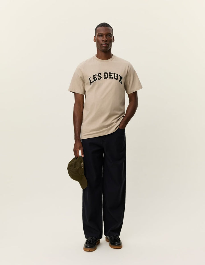 LES DEUX - Brady Western T-Shirt Beige clair - Lothaire
