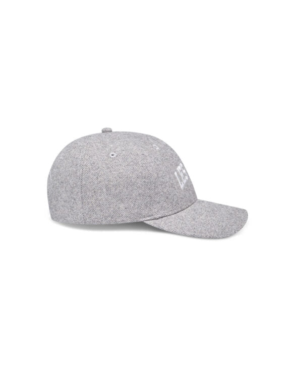 LES DEUX - Casquette de baseball en laine Gris Mélange - Lothaire