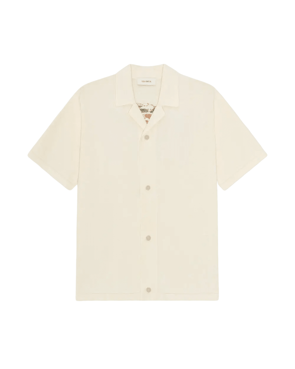 LES DEUX – Chemise en maille Bouquet Écru - Lothaire
