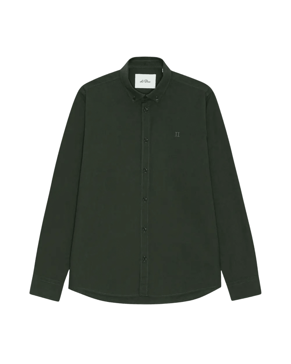 LES DEUX - Chemise Oxford légère Vert résine - Lothaire