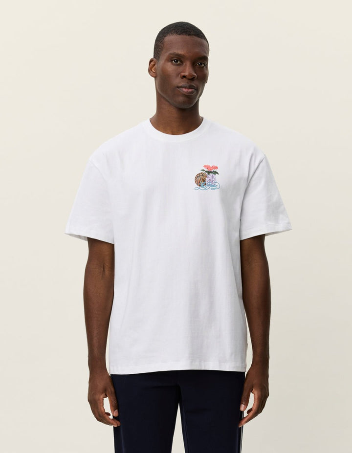 LES DEUX - Cole Table T-Shirt Blanc - Lothaire
