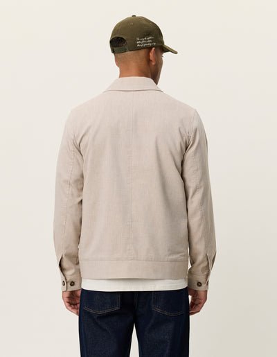 LES DEUX - Como Coach Slub Jacket Beige sable - Lothaire