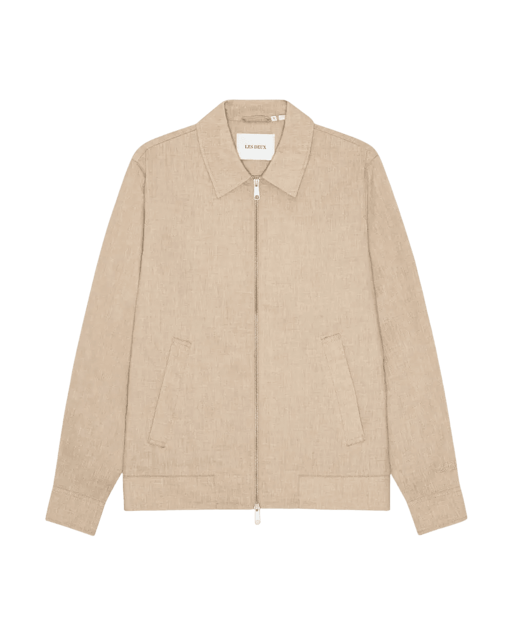 LES DEUX - Como Coach Slub Jacket Beige sable - Lothaire