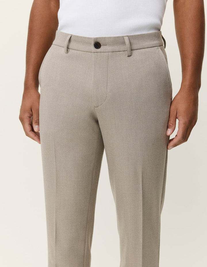 LES DEUX - Como Reg Solid Pants Beige sable - Lothaire