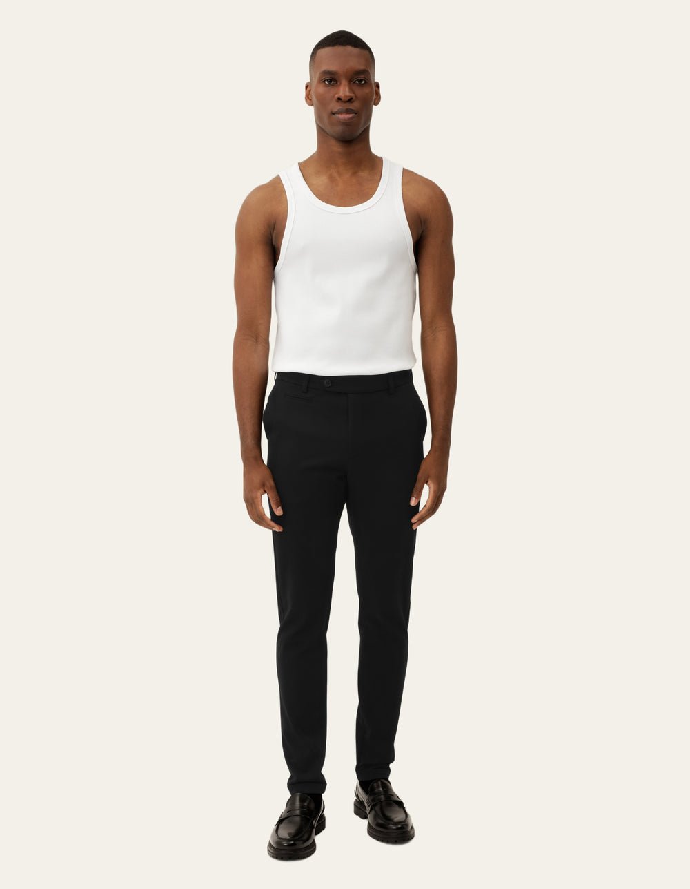 LES DEUX - Como Suit Pants Slim fit Noir - Lothaire
