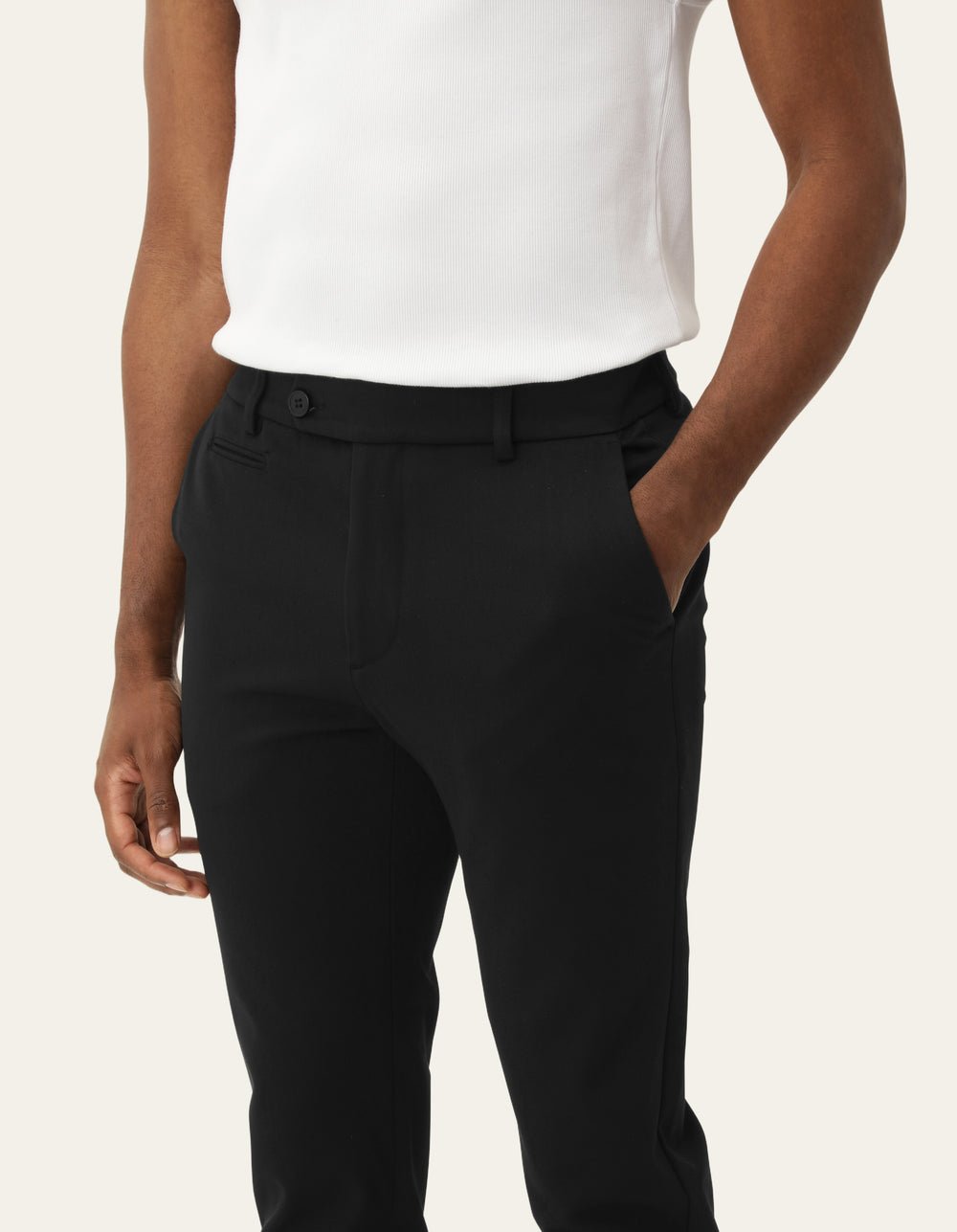 LES DEUX - Como Suit Pants Slim fit Noir - Lothaire