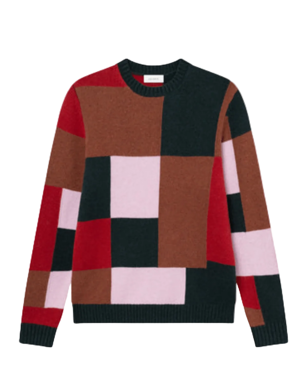 LES DEUX - Everett Colorblock Knit Patchwork Multicolore - Lothaire