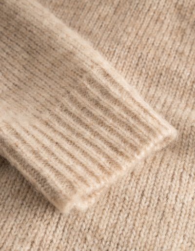 LES DEUX - Gannon Gradient Zipper Cardigan Beige - Lothaire