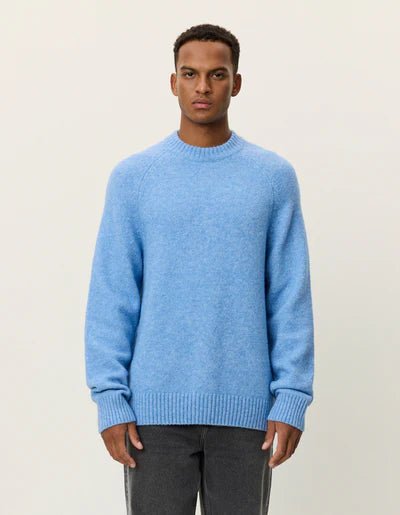 LES DEUX - Gilbert Crewneck Knit Bleu - Lothaire