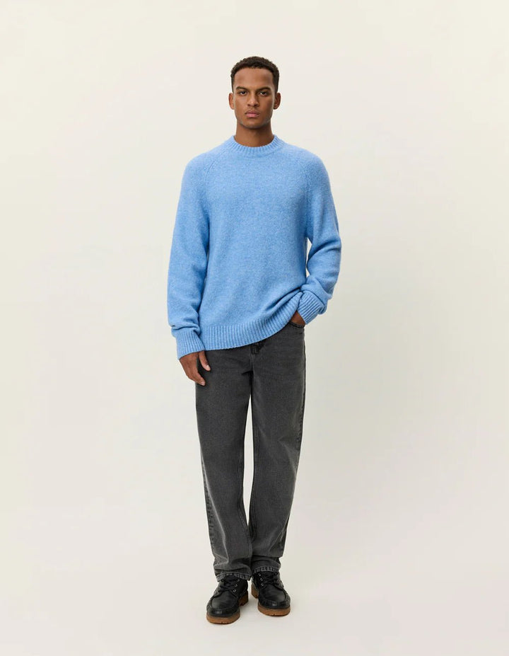 LES DEUX - Gilbert Crewneck Knit Bleu - Lothaire