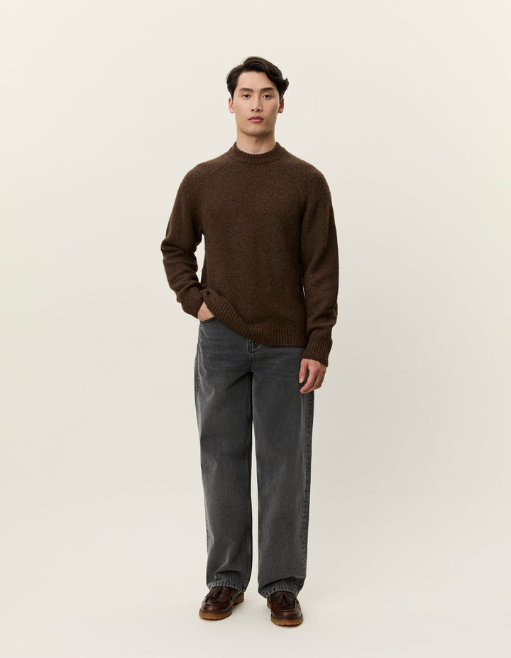 LES DEUX - Gilbert Crewneck Knit Marron - Lothaire