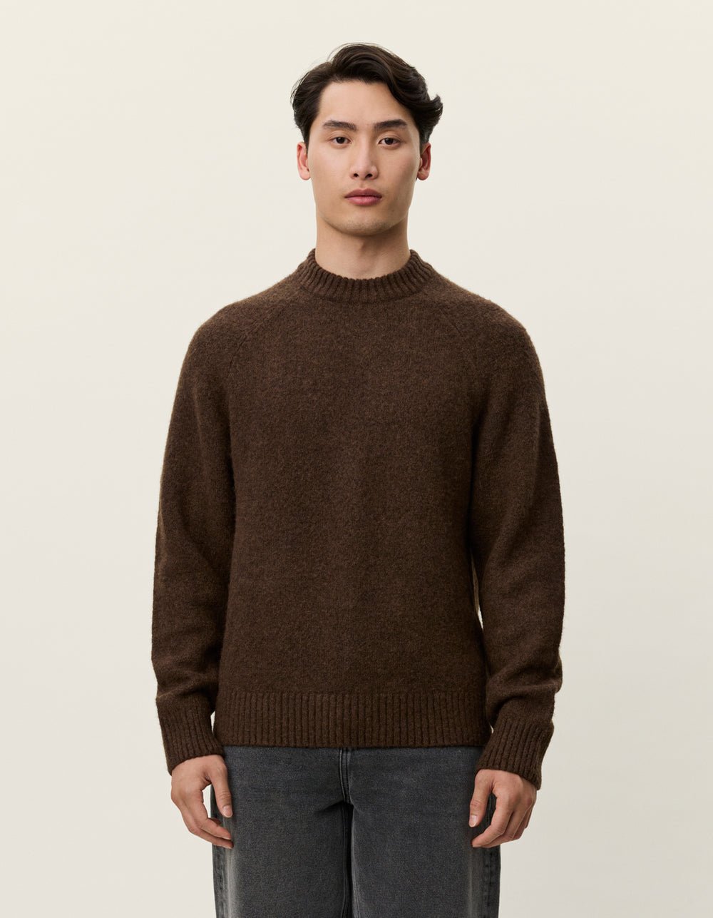 LES DEUX - Gilbert Crewneck Knit Marron - Lothaire