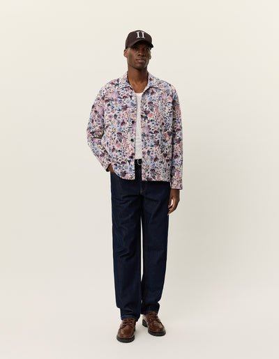 LES DEUX - Hugh Jacquard Overshirt Imprimé Floral Ivoire - Lothaire