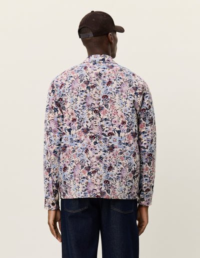 LES DEUX - Hugh Jacquard Overshirt Imprimé Floral Ivoire - Lothaire