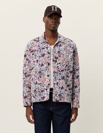 LES DEUX - Hugh Jacquard Overshirt Imprimé Floral Ivoire - Lothaire