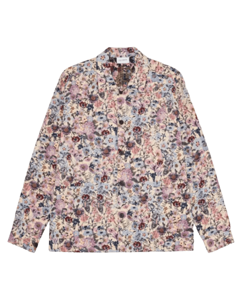 LES DEUX - Hugh Jacquard Overshirt Imprimé Floral Ivoire - Lothaire