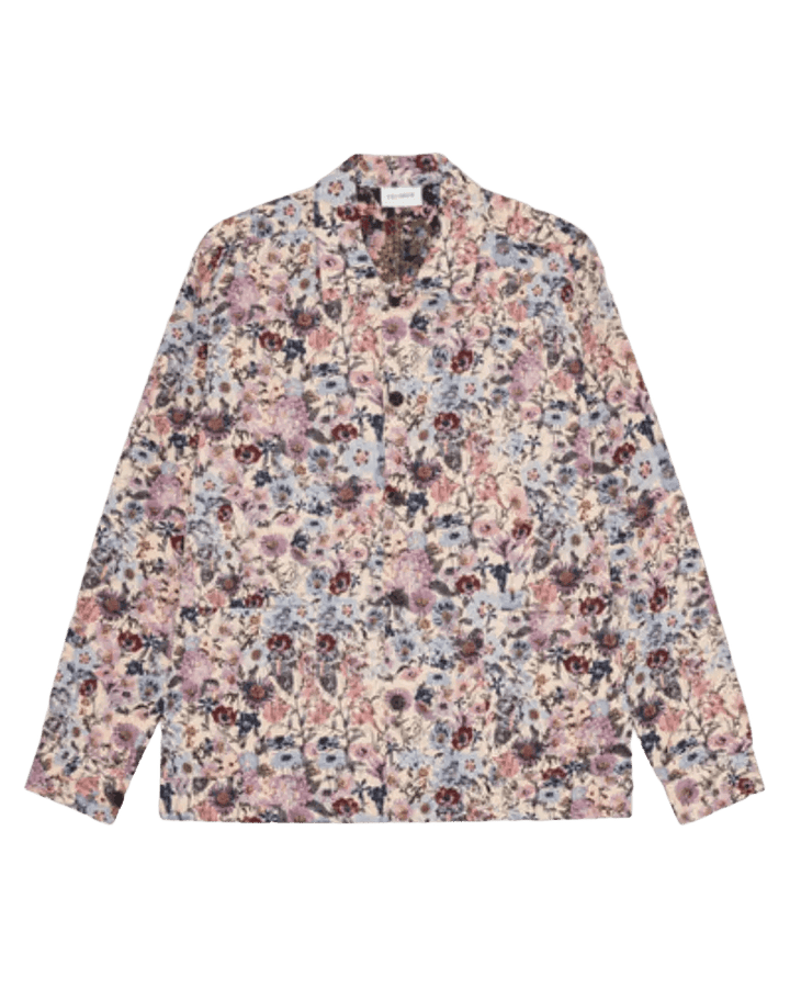LES DEUX - Hugh Jacquard Overshirt Imprimé Floral Ivoire - Lothaire