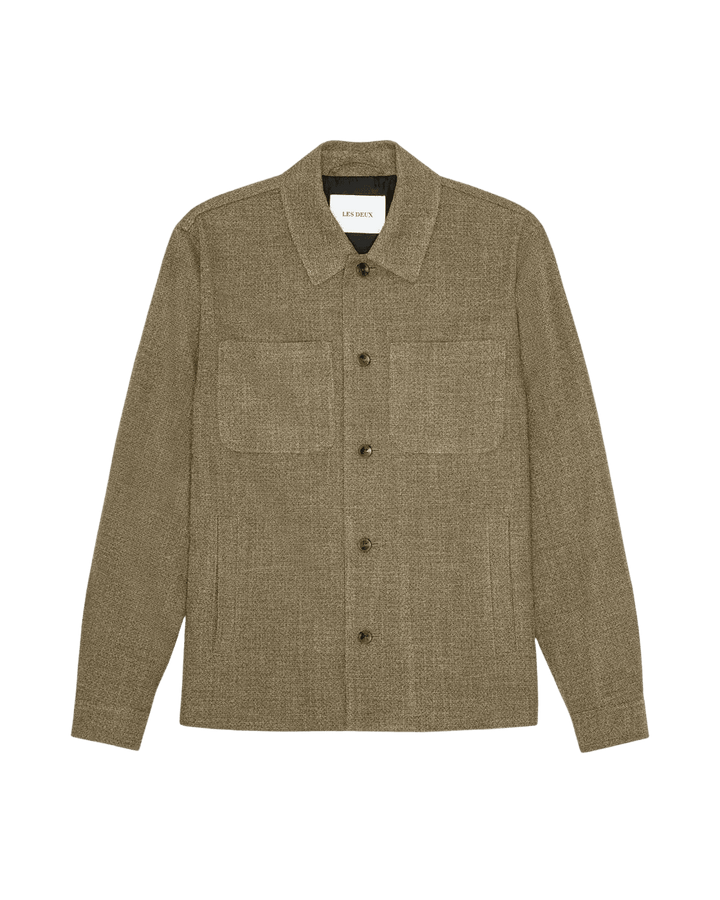 LES DEUX - Marseille Melange Jacket Marron mélangé - Lothaire