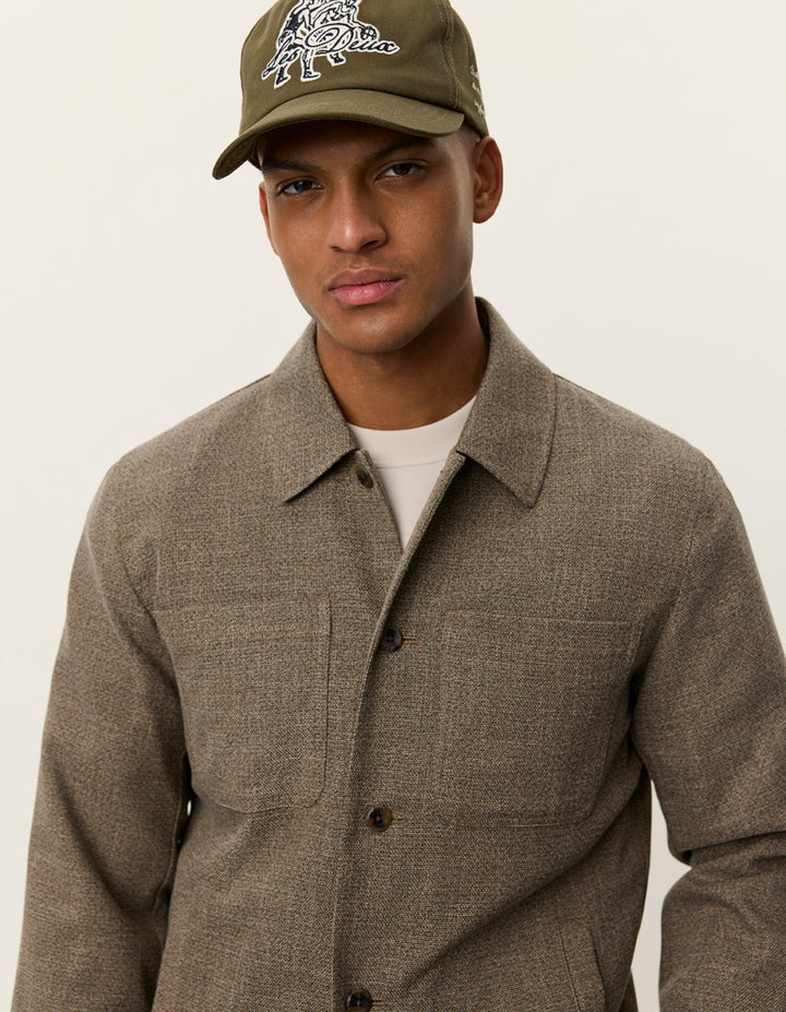 LES DEUX - Marseille Melange Jacket Marron mélangé - Lothaire