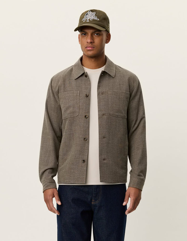 LES DEUX - Marseille Melange Jacket Marron mélangé - Lothaire