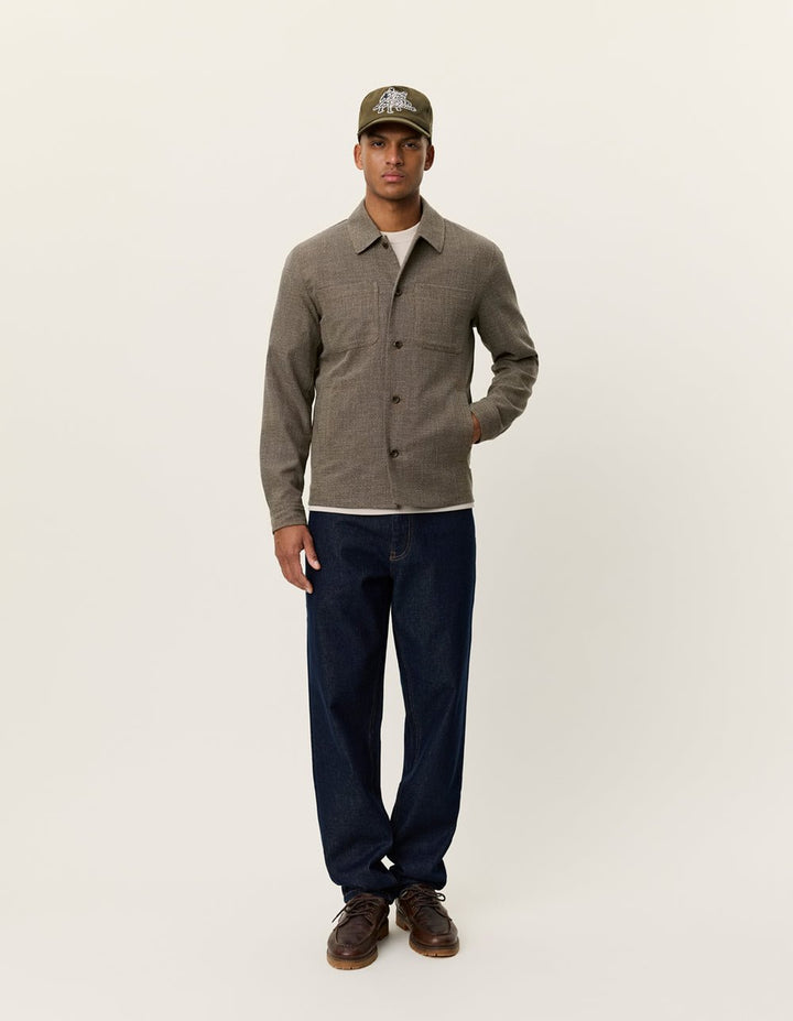 LES DEUX - Marseille Melange Jacket Marron mélangé - Lothaire