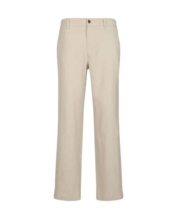 LES DEUX - Pantalon Droit en Lin et Coton Beige Sable - Lothaire