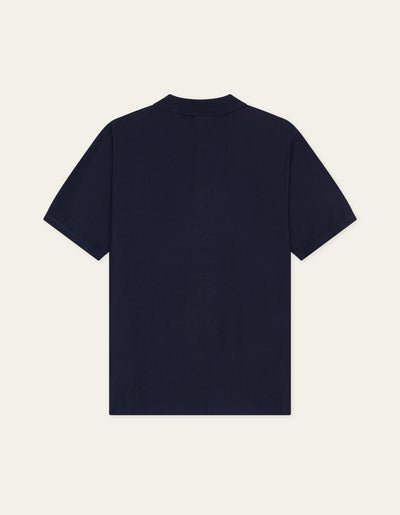 LES DEUX – Polo en maille piquée Bleu marine - Lothaire