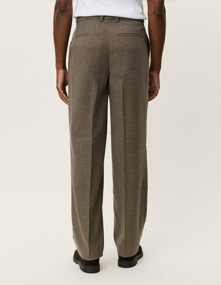 LES DEUX - Randall Melange Suit Pants Marron mélangé - Lothaire