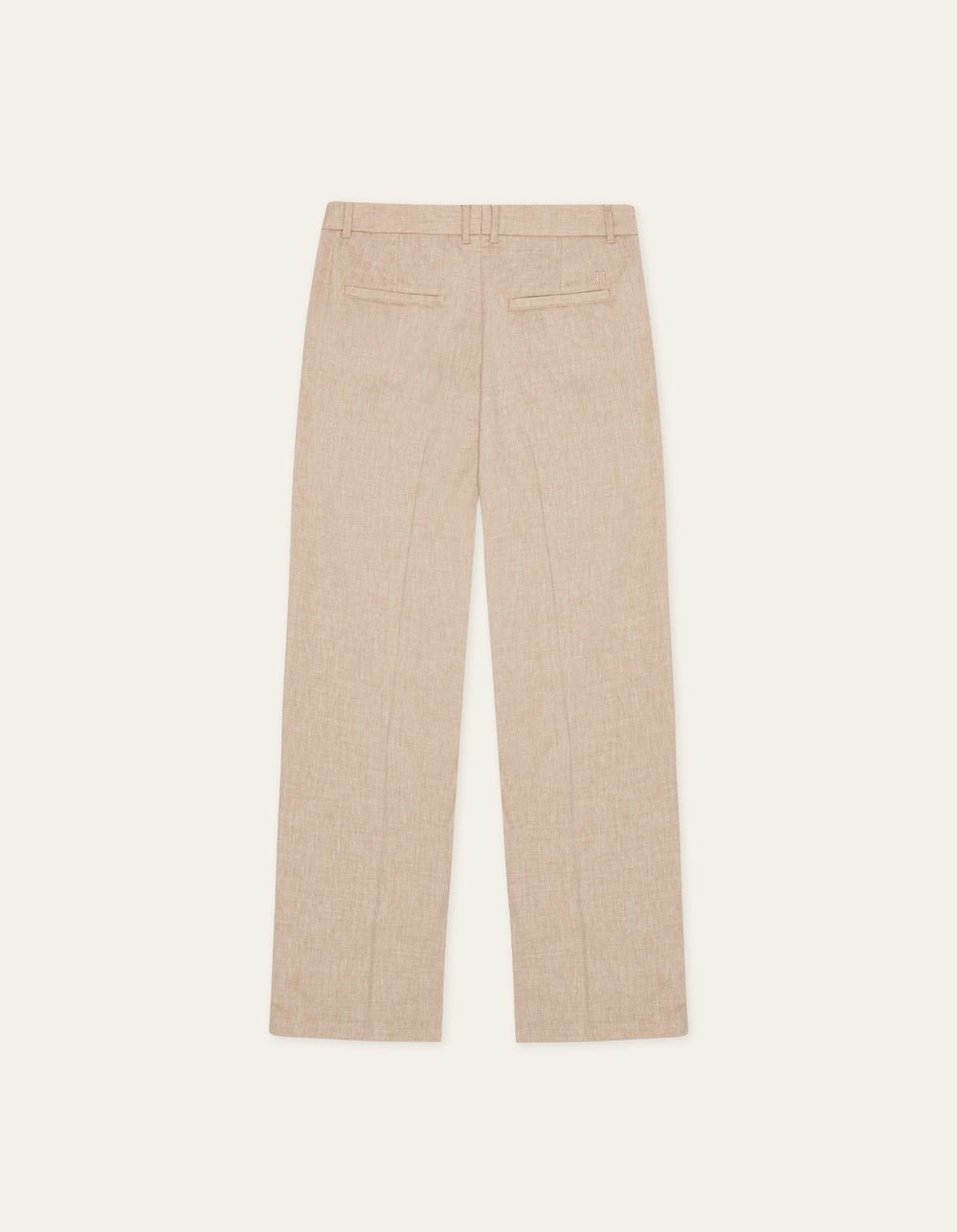 LES DEUX - Reece Pleated Slub Suit Pants Beige sable - Lothaire