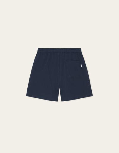 LES DEUX - Stan Seersucker Swim Shorts Bleu marine - Lothaire