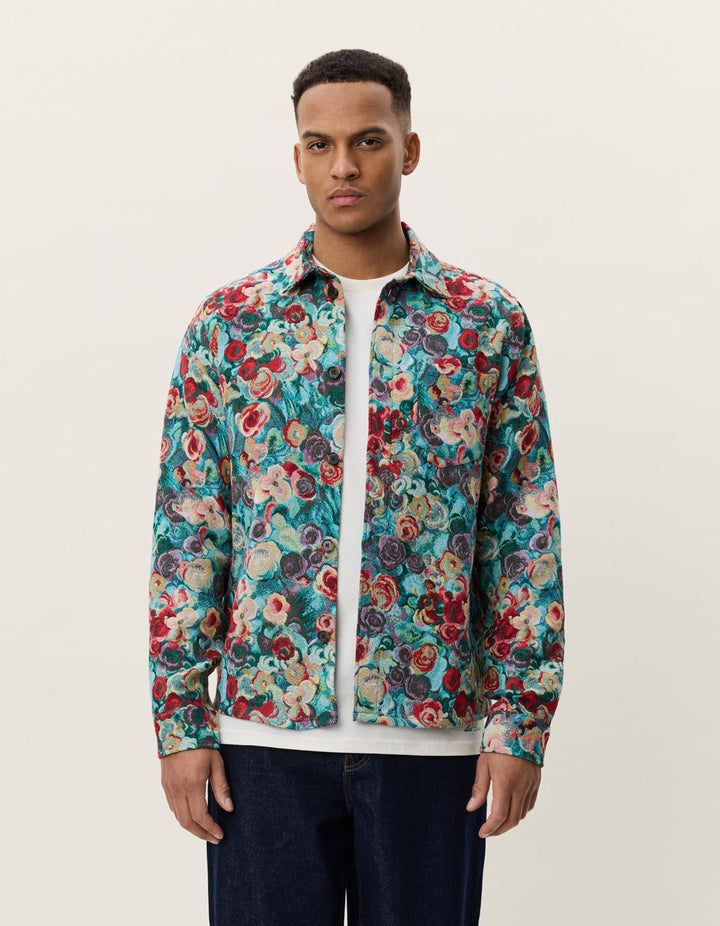 LES DEUX – Surchemise jacquard Bouquet Multicolore - Lothaire