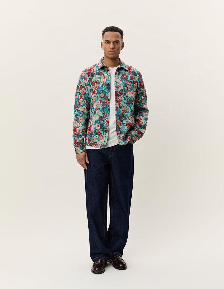 LES DEUX – Surchemise jacquard Bouquet Multicolore - Lothaire