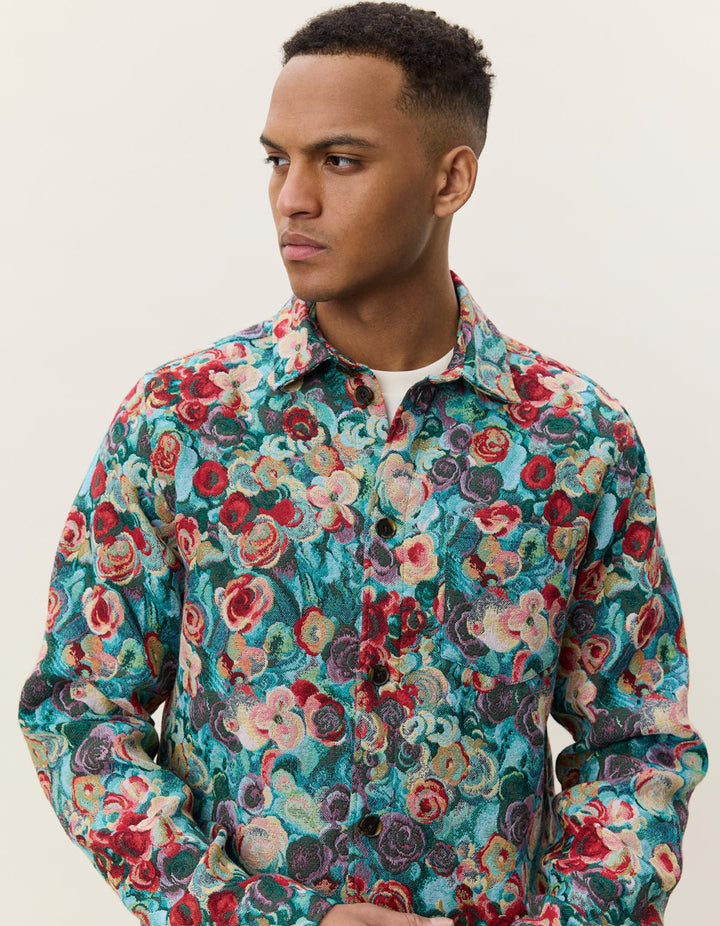 LES DEUX – Surchemise jacquard Bouquet Multicolore - Lothaire